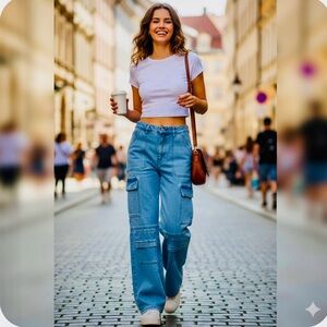 🚨3X$30🚨 Refuge Cargo Jeans